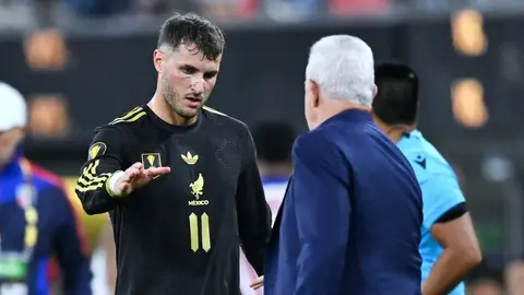 Santiago Giménez, feliz de tener a Aguirre en Selección Mexicana: "Nos ha regresado la identidad"