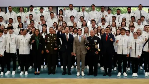 Marijose Alcalá y Rommel Pacheco confirman buena relación entre el COM y CONADE