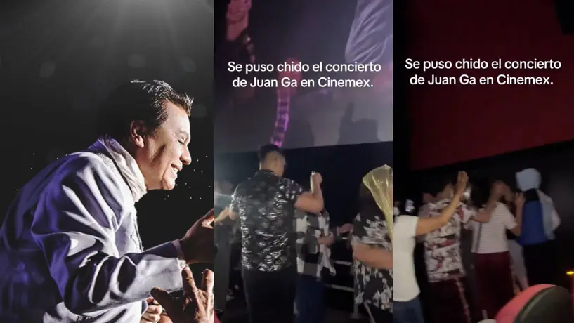 VIDEO: Arman ‘shots’ durante función de cine del concierto de Juan Gabriel