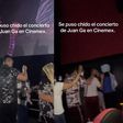 VIDEO: Arman ‘shots’ durante función de cine del concierto de Juan Gabriel