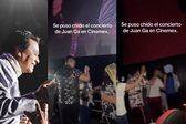 VIDEO: Arman ‘shots’ durante función de cine del concierto de Juan Gabriel