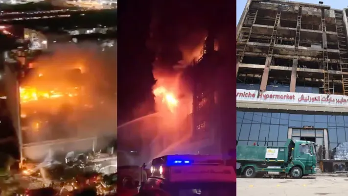 VIDEO Tragedia en Irak: Incendio en centro comercial deja más de 60 muertos