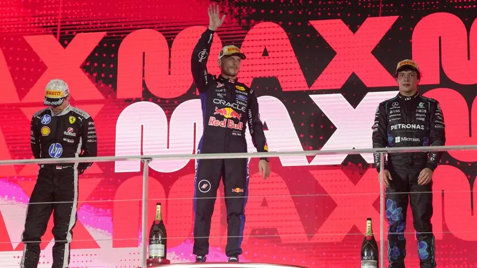 Verstappen, Antonelli y Leclerc en el podio del Gran Premio de Singapur 2026 | AP
