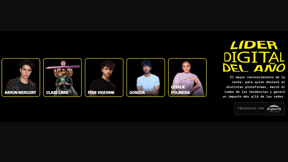 Aarón Mercury figura entre los nominados a Líder Digital del Año en los Eliot Awards 2026. / eliotawards.com