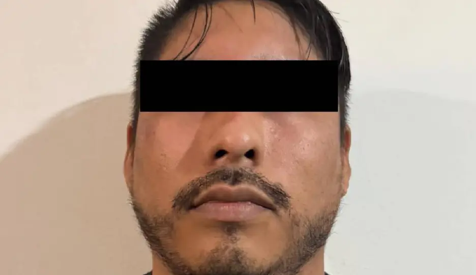 Iván 'N' fue detenido por investigaciones relacionadas con presuntos delitos y vinculado con un grupo criminal / @SSPCMexico