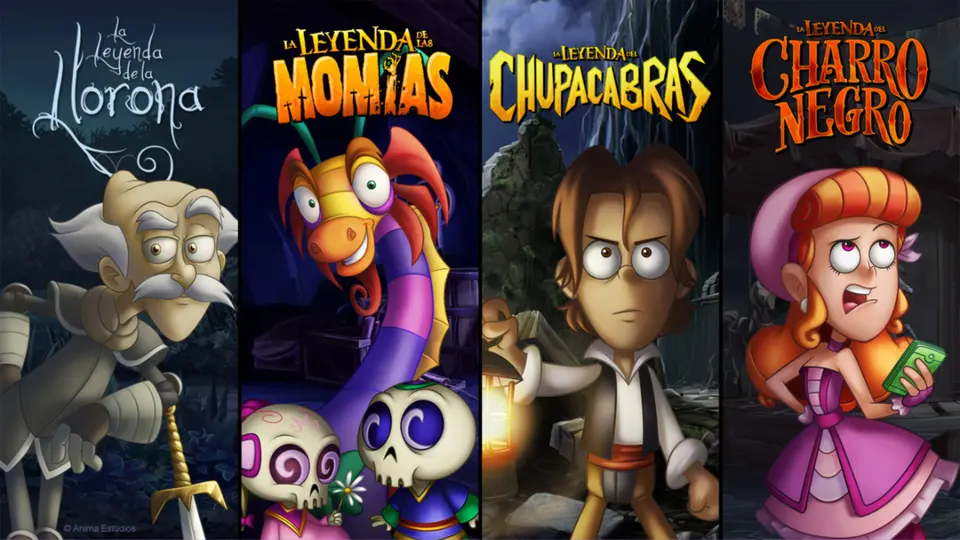 Las Leyendas retoma personajes del folclore mexicano, como la Nahuala, la Llorona y el Charro Negro, en aventuras que mezclan misterio, humor y elementos sobrenaturales / Especial
