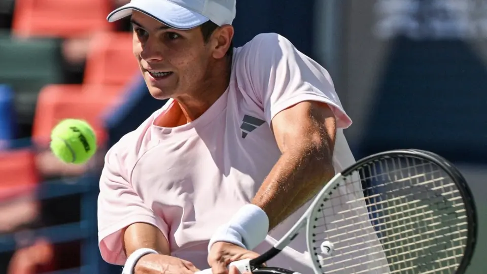 Rafael Jodar durante su partido en el Másters 1000 de Shanghai | AFP