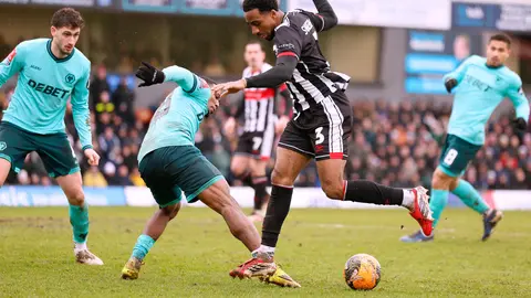 Victroia del Wolves ante el Grimbsy Town en la Copa Inglesa I AP