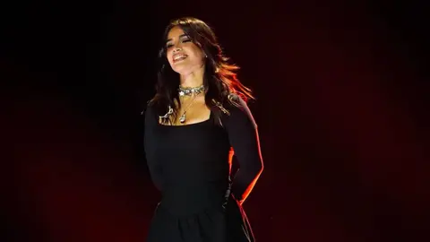 Alana Flores en presentación de combate | @supernovaboxing