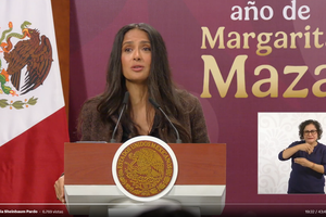 Salma Hayek y Claudia Sheinbaum impulsan nuevos incentivos para cine y series en México