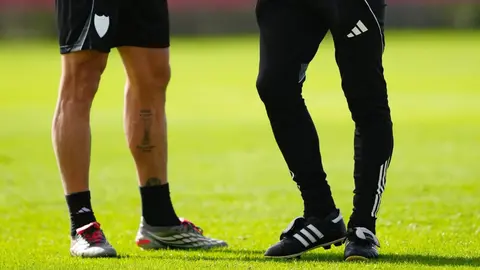 Matías Jesús Almeyda en entrenamiento con Sevilla l X:SevillaFC