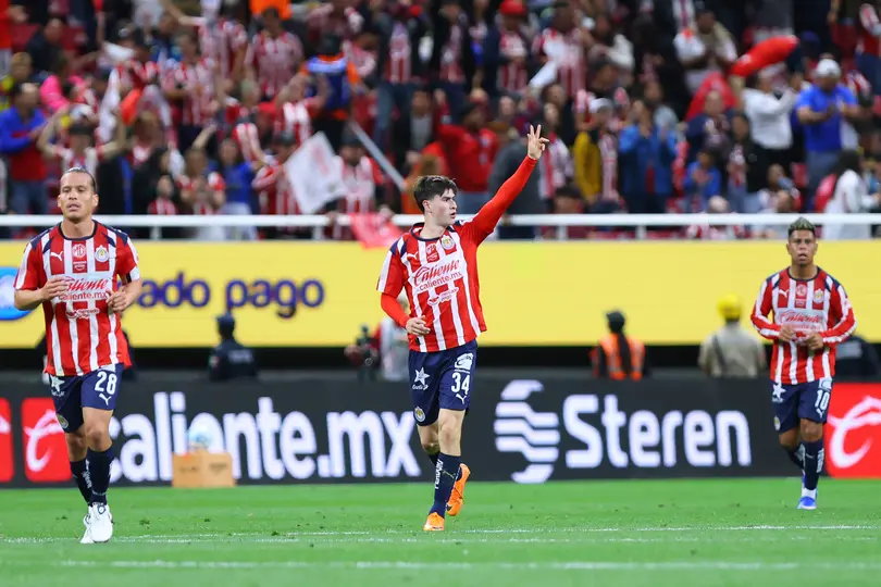 Armando 'Hormiga' González celebra su gol contra América en la Jornada 6 del Clausura 2026 | IMAGO 7