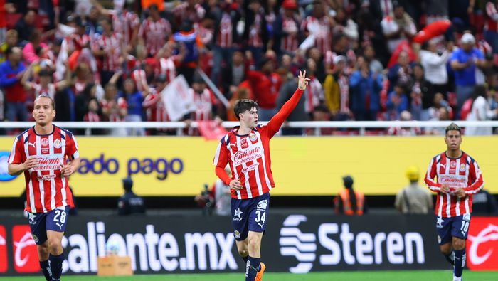 Armando 'Hormiga' González celebra su gol contra América en la Jornada 6 del Clausura 2026 | IMAGO 7