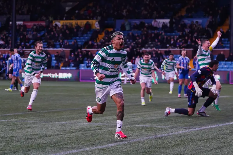 Julián Araujo festeja su gol en la victoria de Celtic | GROSBY GROUP