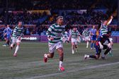 Julián Araujo festeja su gol en la victoria de Celtic | GROSBY GROUP