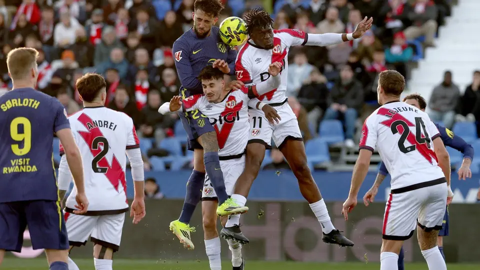 Mendy anotando gol al Atlético de Madrid en LaLiga I AFP