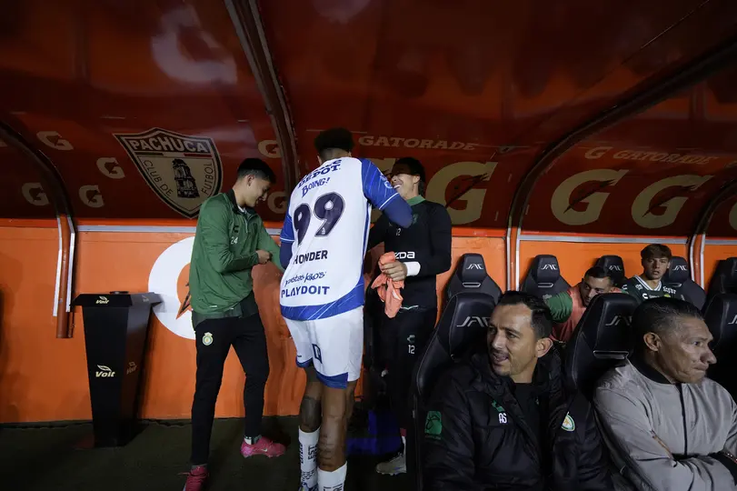 Jhonder Cádiz en el Estadio Hidalgo | IMAGO7