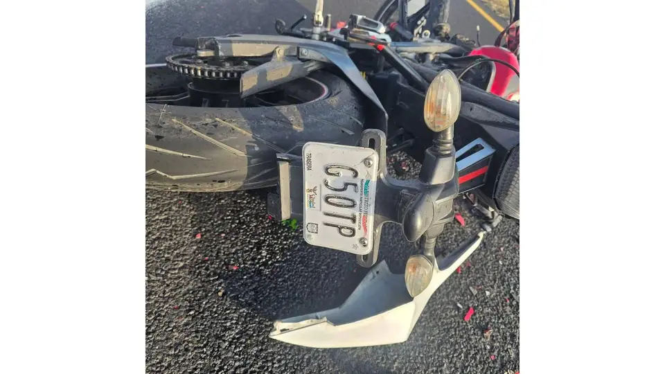 El motociclista perdió la vida en el lugar. / X: @ultranoticiasfm