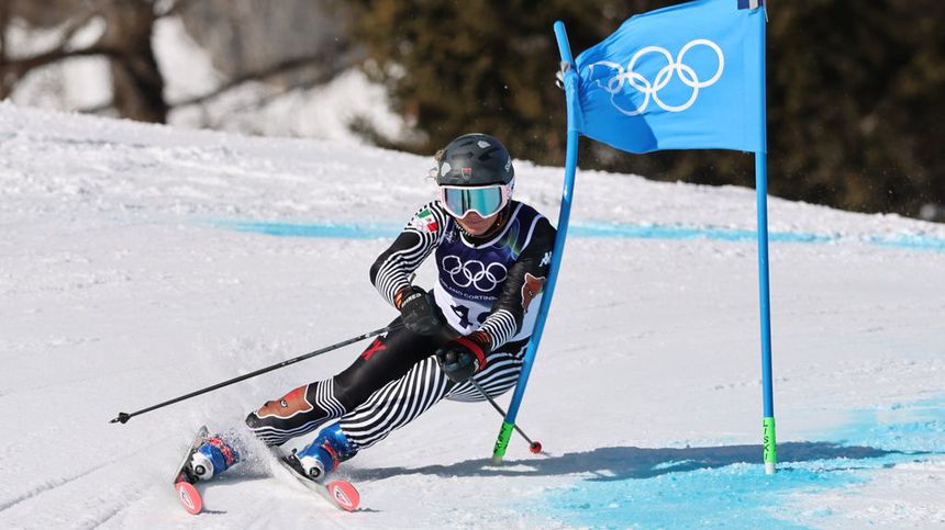 Sarah Schelper compitió en la prueba Super-G Race en el esquí alpino en los Juegos Olímpicos de Invierno 2026 | AP