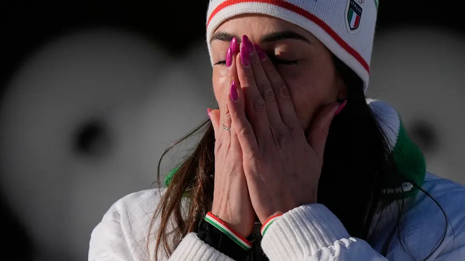 Lisa Vittozzi tras ganar la medalla de oro I AP