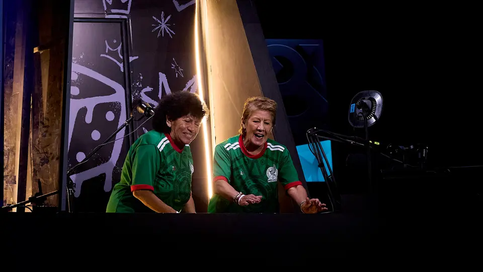 Lourdes de la Rosa y Martha Coronado en la Queens League | Queens League
