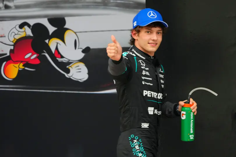 Kimi Antonelli, de Mercedes, ganó el GP de China | AP