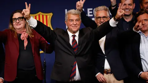 Joan Laporta se consagró ganador de las elecciones | AP