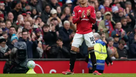 Casemiro con el Manchester United I AP