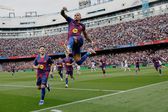 Raphinha celebra con Barcelona ante Sevilla | AP