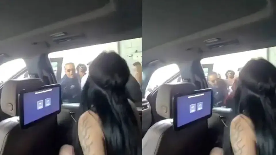 El incidente ocurrió tras el pesaje del evento, donde varias celebridades se reunieron para promocionar la cartelera de peleas. / RS