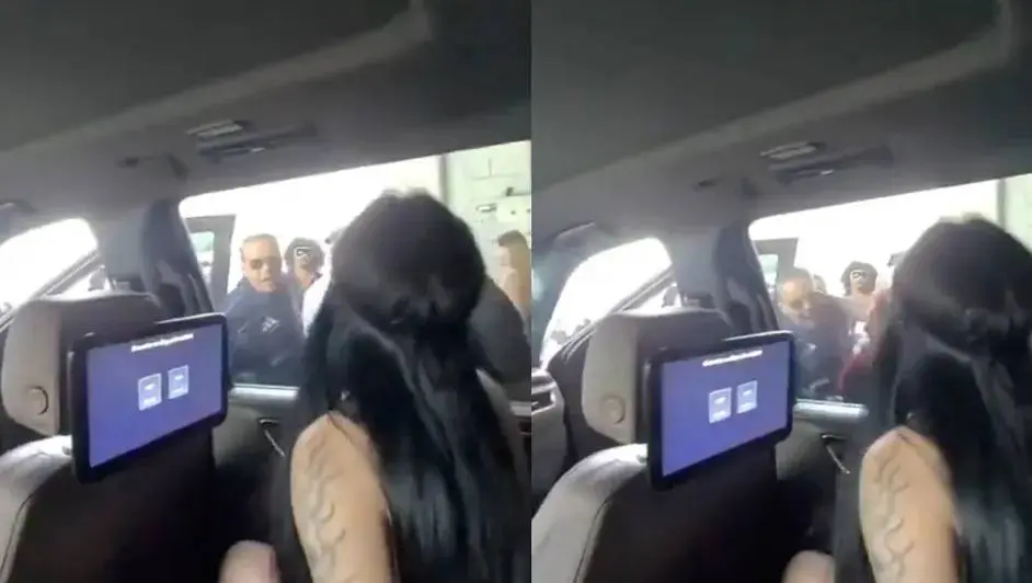 El incidente ocurrió tras el pesaje del evento, donde varias celebridades se reunieron para promocionar la cartelera de peleas. / RS