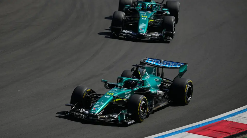 Fernando Alonso y Lance Stroll en la carrera sprint del Gran Premio de China 2026 | AP