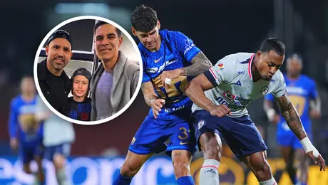¡Puro crack! Rafa Márquez y su reunión con el Kun Agüero en Ciudad Universitaria