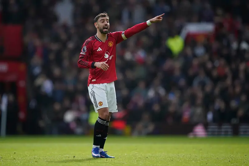 Bruno Fernandes, capitán del Manchester United | AP