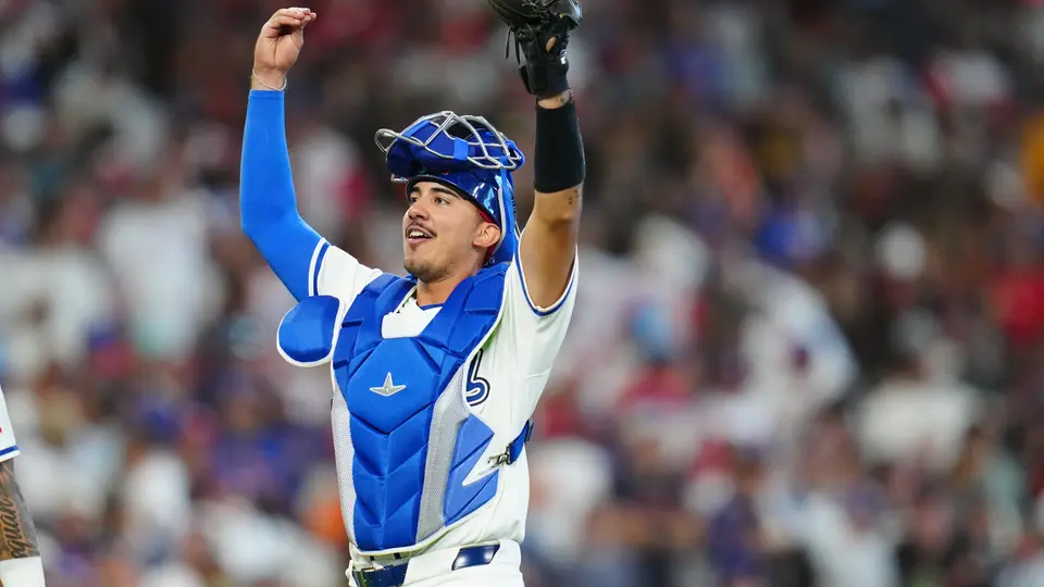 JJ D'Orazio, catcher de Italia celebra el pase a Semifinales del Clásico Mundial de Béisbol I AP