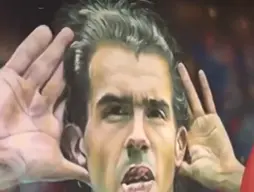 Mural en la mansión de Tevez l CAPTURA