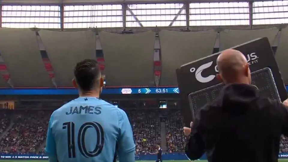 ¡Llegó el debut! James Rodríguez vio sus primeros minutos en la MLS