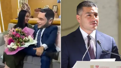¿Harfuch regala flores a fan? Así fue el inesperado momento
