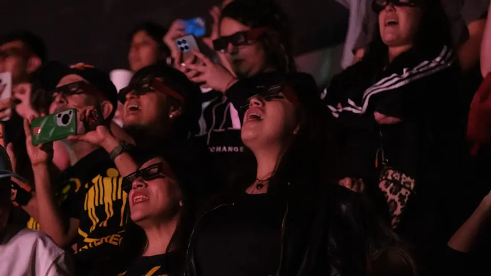 Los visuales en 3D fueron pocos, pero la gente los disfrutó al ritmo de las canciones de los argentinos / Cortesía OCESA - Liliana Estrada