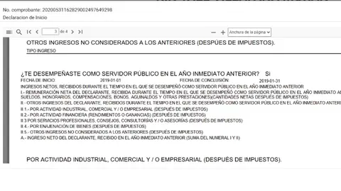 Los señalamientos son porque en 2020 ganaba más de 200 mil pesos y ahora se llevaba poco más del millón / Especial