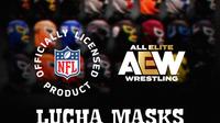 AEW y la NFL rompen esquemas: lanzan máscaras oficiales de los 32 equipos