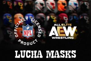 AEW y la NFL rompen esquemas: lanzan máscaras oficiales de los 32 equipos