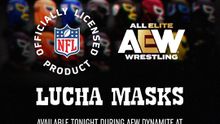 AEW y la NFL rompen esquemas: lanzan máscaras oficiales de los 32 equipos