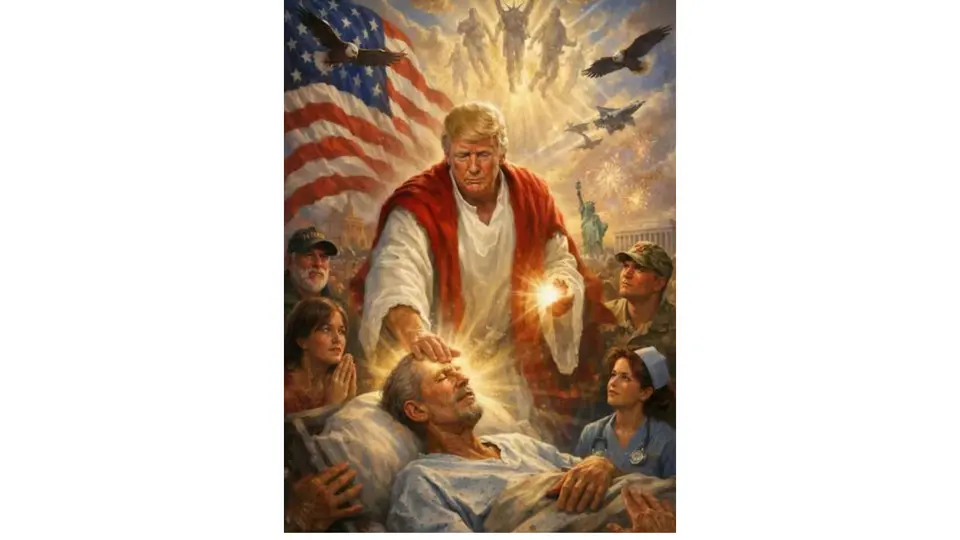 Otra de las imagenes compartidas por Trump. / RS