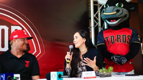 Presentación de Justin Turner con los Toros de Tijuana l CORTESÍA