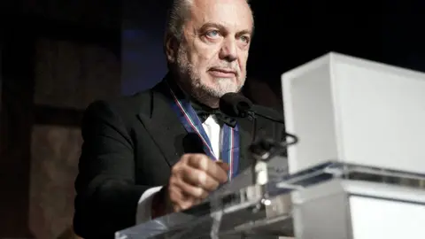 Aurelio De Laurentiis propuso varios cambios para los partidos de futbol | AFP