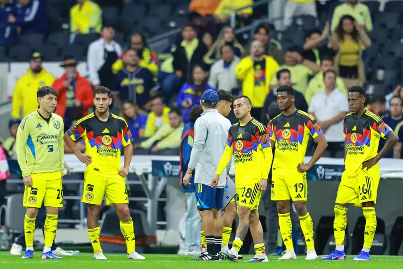 Jugadores de América en lamento tras la derrota contra Nashville | MEXSPORT