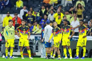Jugadores de América en lamento tras la derrota contra Nashville | MEXSPORT