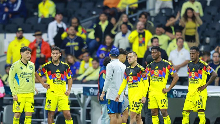 Jugadores de América en lamento tras la derrota contra Nashville | MEXSPORT