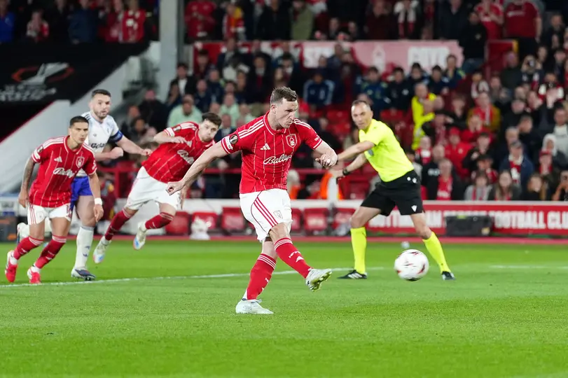 Chris Wood con Nottingham Forest | AP